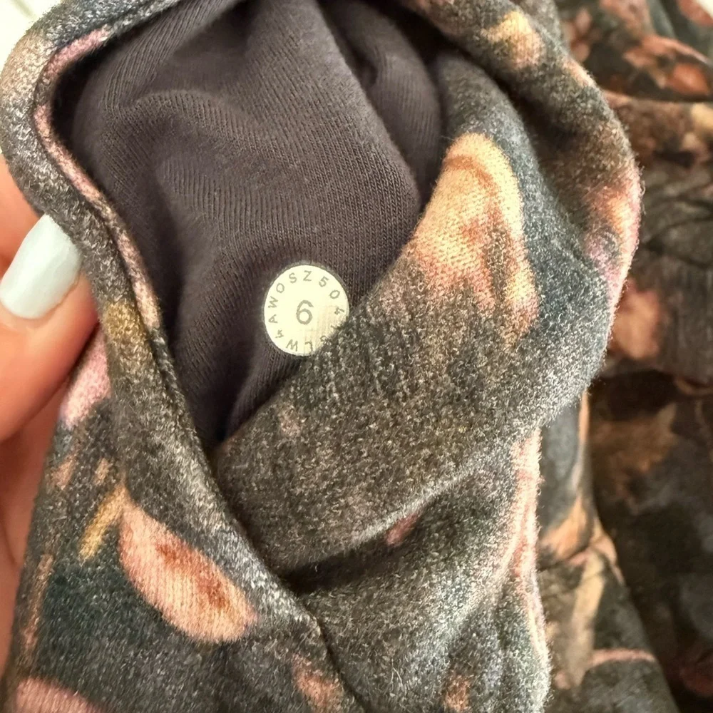 Lululemon Vintage Floral Scuba Zipped Hood Jacket
